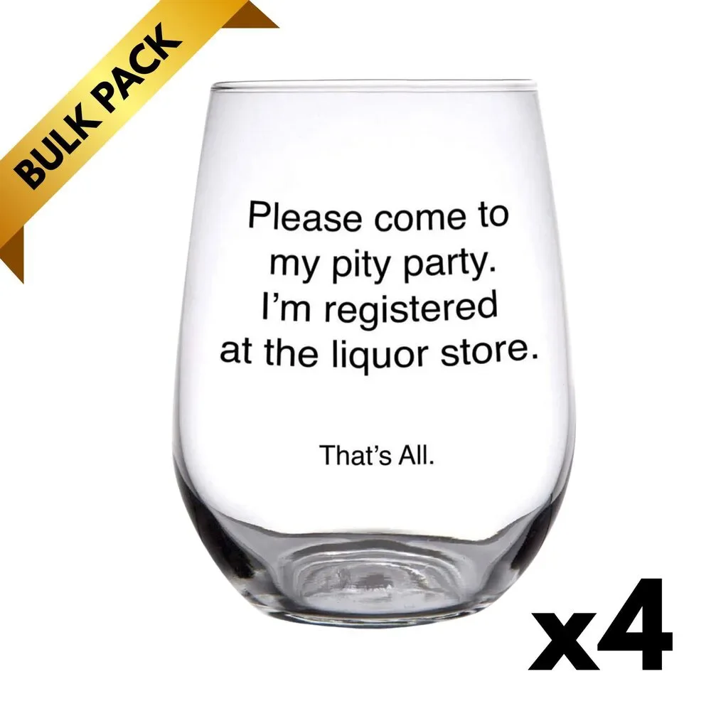 Please Come To My Pity Party — Bulk Lot of 4 (Gifting, Events & Resale)